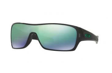 Image of Oakley TURBINE ROTOR OO9307 Sunglasses 930704-32 - Black Ink Frame, Jade Iridium Lenses