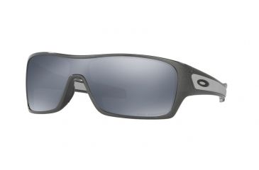 Image of Oakley TURBINE ROTOR OO9307 Sunglasses 930705-32 - Granite Frame, Black Iridium Polarized Lenses