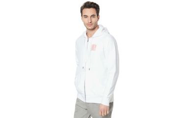 Image of Oakley Urban Stretch Graphic Hoodie - Mens, White, Large 472479-100-L
