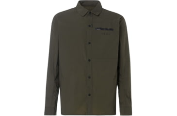 Image of Oakley Utility Long Sleeve Nylon Shirt - Mens, Dark Brush, Extra Large, 401899-86V-XL