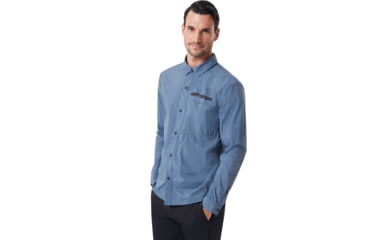Image of Oakley Utility Long Sleeve Nylon Shirt - Mens, Dark Ore, Large, 401899-65X-L