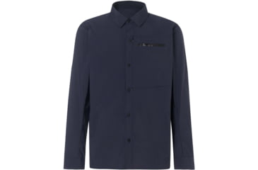 Image of Oakley Utility Long Sleeve Nylon Shirt - Mens, Fathom, Extra Large, 401899-6AC-XL