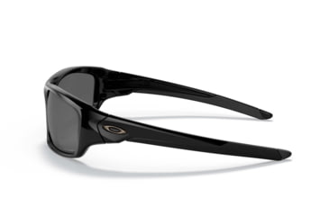 Image of Oakley Valve Sunglasses, Polished Black Frame, Black Iridium Polarized Lens, 12-837