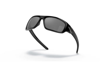 Image of Oakley Valve Sunglasses, Polished Black Frame, Black Iridium Polarized Lens, 12-837