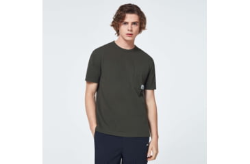 Image of Oakley Workwear Short Sleeve Shirt - Mens, New Dark Brush, Medium, FOA400042-86L-M