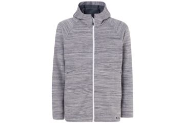 Image of Oakley Wr18 Shell Sweater Jacket - Mens, Light Heather Grey, Extra Large, 461666-22K-XL