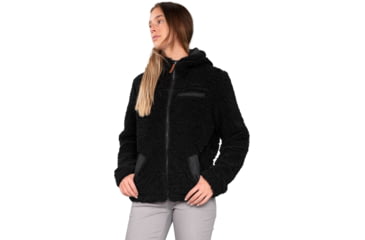 Image of Obermeyer Amelia Sherpa Jacket - Women's, Large, Black, 17064-16009-L