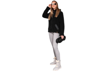 Image of Obermeyer Amelia Sherpa Jacket - Women's, Large, Black, 17064-16009-L