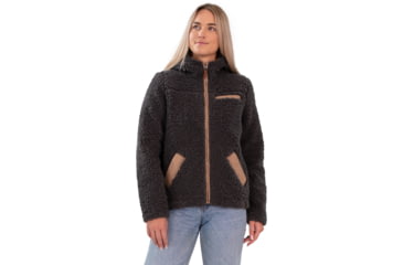 Image of Obermeyer Amelia Sherpa Jacket - Women's, Extra Large, Coal, 17064-20004-XL