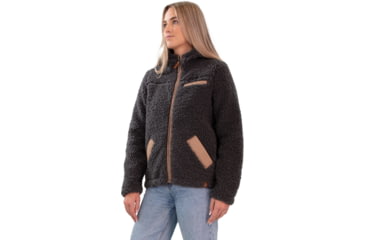 Image of Obermeyer Amelia Sherpa Jacket - Women's, Extra Large, Coal, 17064-20004-XL