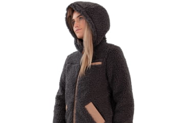 Image of Obermeyer Amelia Sherpa Jacket - Women's, Extra Large, Coal, 17064-20004-XL