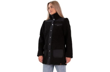 Image of Obermeyer Andie Sherpa Jacket - Women's, Extra Small, Black, 17068-16009-XS