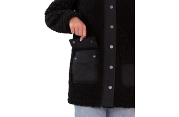 Image of Obermeyer Andie Sherpa Jacket - Women's, Extra Small, Black, 17068-16009-XS