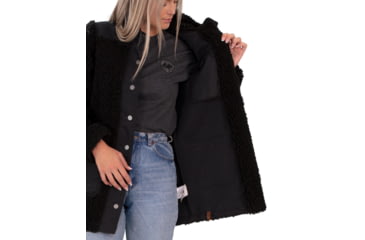 Image of Obermeyer Andie Sherpa Jacket - Women's, Extra Small, Black, 17068-16009-XS