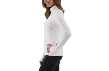 Image of Obermeyer Anya 1/2 Zip Top - Womens, White, Small, 19022-16010-S