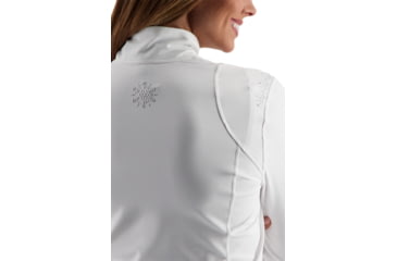 Image of Obermeyer Anya 1/2 Zip Top - Womens, White, Small, 19022-16010-S