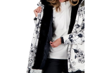 Image of Obermeyer Blossom Down Parka w/Faux Fur - Womens, First Snow, 10, 11181-21145-10