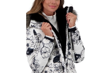 Image of Obermeyer Blossom Down Parka w/Faux Fur - Womens, First Snow, 10, 11181-21145-10