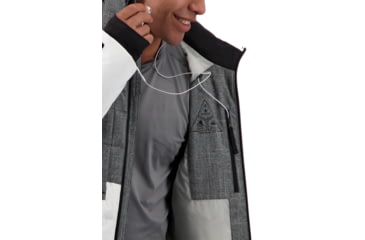 Image of Obermeyer Caldera Down Hybrid Jacket - Mens, Suit Up, Large, 21014-20007-L