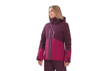 Image of Obermeyer Cecilia Jacket - Womens, 12 US, Reign Check, 11161-22079-12