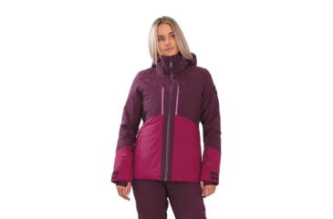 Image of Obermeyer Cecilia Jacket - Womens, 12 US, Reign Check, 11161-22079-12