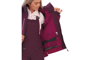 Image of Obermeyer Cecilia Jacket - Womens, 12 US, Reign Check, 11161-22079-12