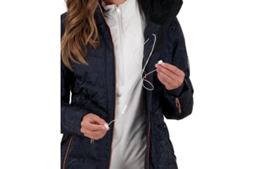 Image of Obermeyer Circe Down Jacket - Womens, Black Frost, 4, 11176-21024-4