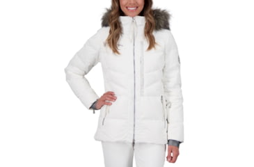 Image of Obermeyer Circe Down Jacket - Womens, White, 18, 11176-16010-18