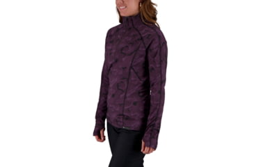 Image of Obermeyer Discover 1/4 Zip Top - Womens, Magnetic Camo, Large, 19033-21158-L