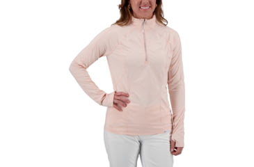 Image of Obermeyer Discover 1/4 Zip Top - Womens, Pink Sand, Small, 19033-21050-S