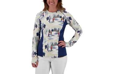 Image of Obermeyer Discover Crew Top - Womens, Alpine Time, Medium, 19032-21113-M