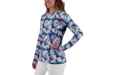 Image of Obermeyer Discover Crew Top - Womens, Floral It!, Extra Small, 19032-21128-XS