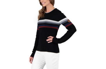 Image of Obermeyer Donna Crewneck Sweater - Womens, Black, Extra Large, 16052-16009-XL