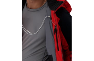 Image of Obermeyer Foundation Jacket - Men's, Large, Regular, Brakelight, 21115-19042-L