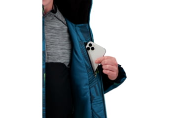 Image of Obermeyer Gage Jacket - Boys, Radio Waves, Large, 41071-21170-L