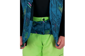 Image of Obermeyer Gage Jacket - Boys, Radio Waves, Large, 41071-21170-L