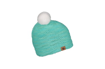 Image of Obermeyer Glen FF Pom-Pom Beanie, Baby Blues, One Size, 78045-21062-ONE SIZE