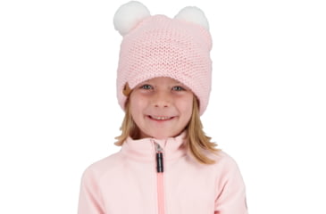 Image of Obermeyer Glen FF Pom-Pom Beanie, Pinklight, One Size, 78045-21052-ONE SIZE