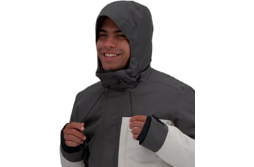 Image of Obermeyer Grommet Jacket - Mens, Fog, Small, 21101-17001-S