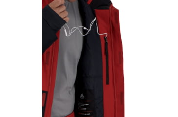 Image of Obermeyer Grommet Jacket - Mens, Mars Red, Extra Small, 21101-21047-XS