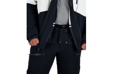Image of Obermeyer Iba Down Hybrid Jacket - Mens, Black, Small, 21041-16009-S