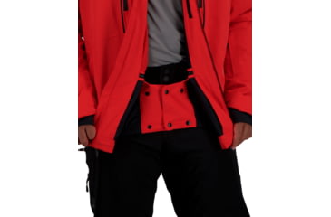 Image of Obermeyer Iba Down Hybrid Jacket - Mens, Brakelight, Large, 21041-19042-L