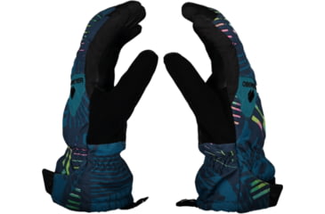 Image of Obermeyer Lava Glove, Radio Waves, Extra Large, 78025-21170-XL