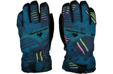Image of Obermeyer Lava Glove, Radio Waves, Extra Large, 78025-21170-XL