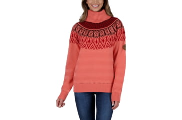 Image of Obermeyer Lily Turtleneck Sweater - Womens, Just Peachy, Medium, 16051-21030-M