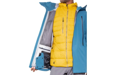 Image of Obermeyer M Highlands Shell Jacket - Mens, Extra Large, Blue Agave, 22046-22163-XL
