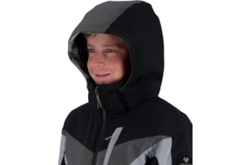 Image of Obermeyer Mach 12 Jacket - Boys, Black, Large, 41076-16009-L