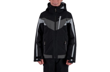 Image of Obermeyer Mach 12 Jacket - Boys, Black, Large, 41076-16009-L