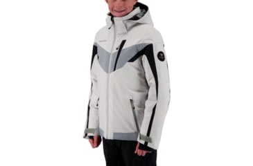 Image of Obermeyer Mach 12 Jacket - Boys, Fog, Medium, 41076-17001-M