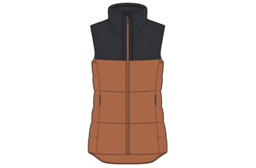 Image of Obermeyer Maxine Down Vest - Womens, Large, Copper Bowl, 14030-22045-L